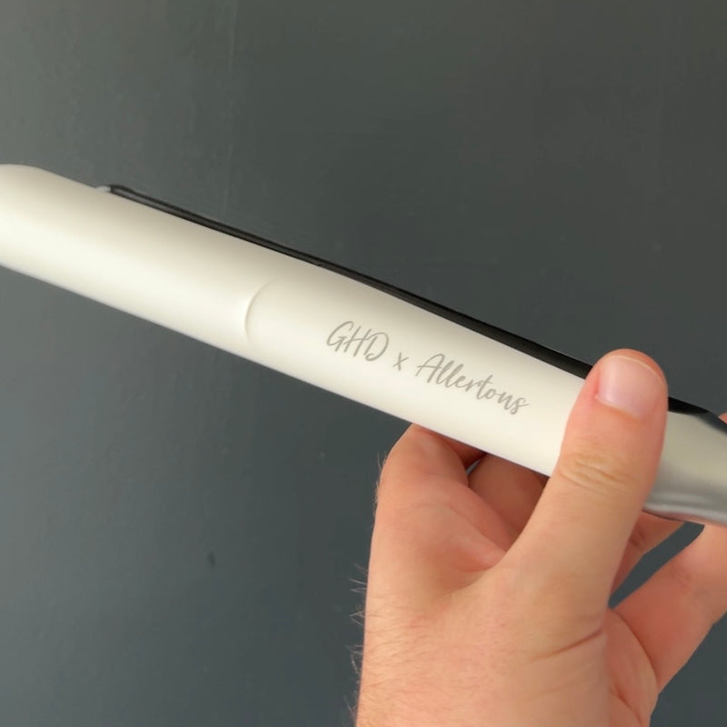 10th Anniversary GHD x Allertons White Chronos Styler