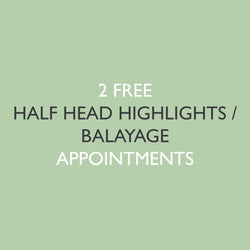 6x Half Head Highlights / Balayage Application