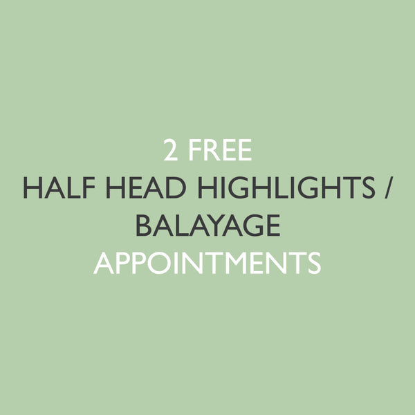 6x Half Head Highlights / Balayage Application