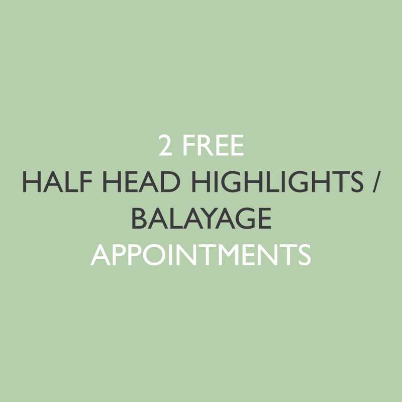 6x Half Head Highlights / Balayage Application
