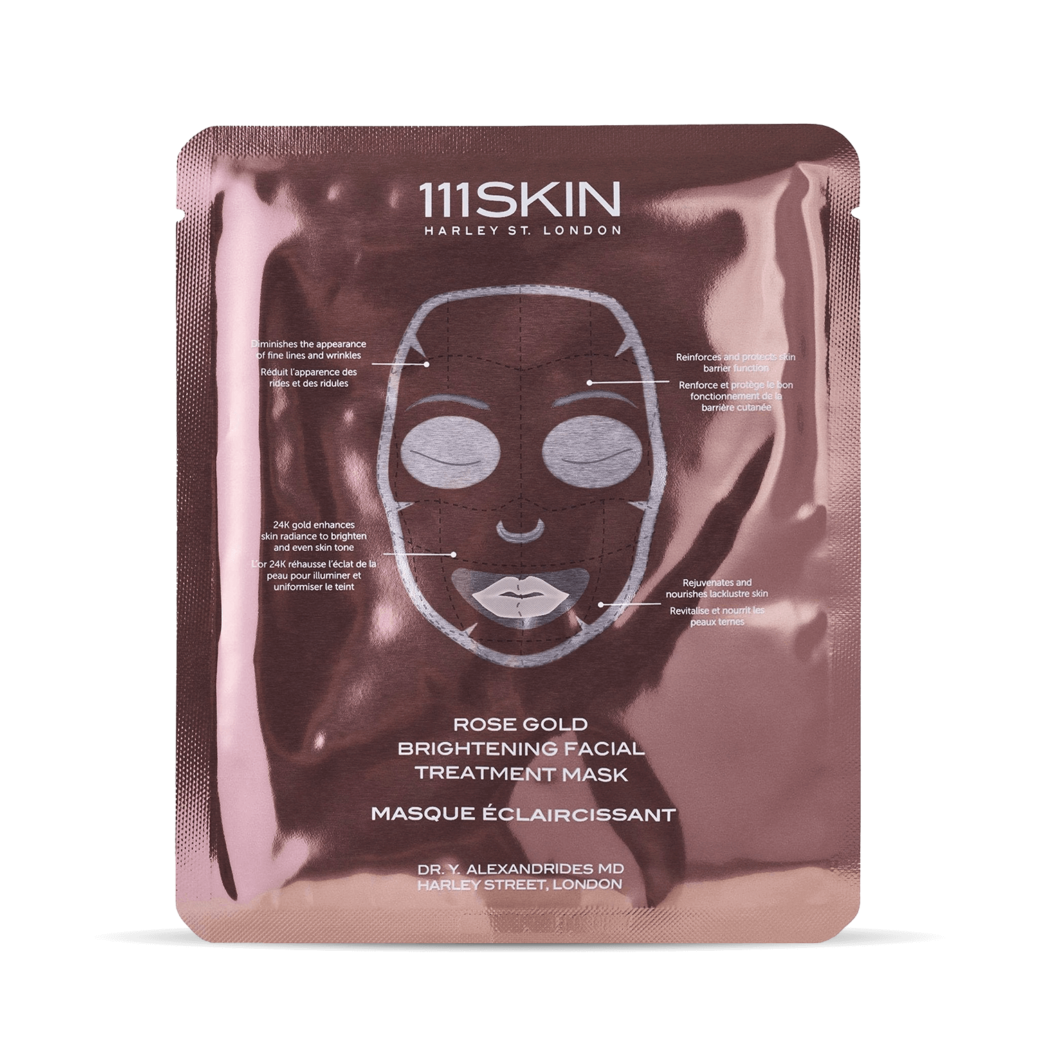 Rose Gold Brightening Facial Treatment Mask