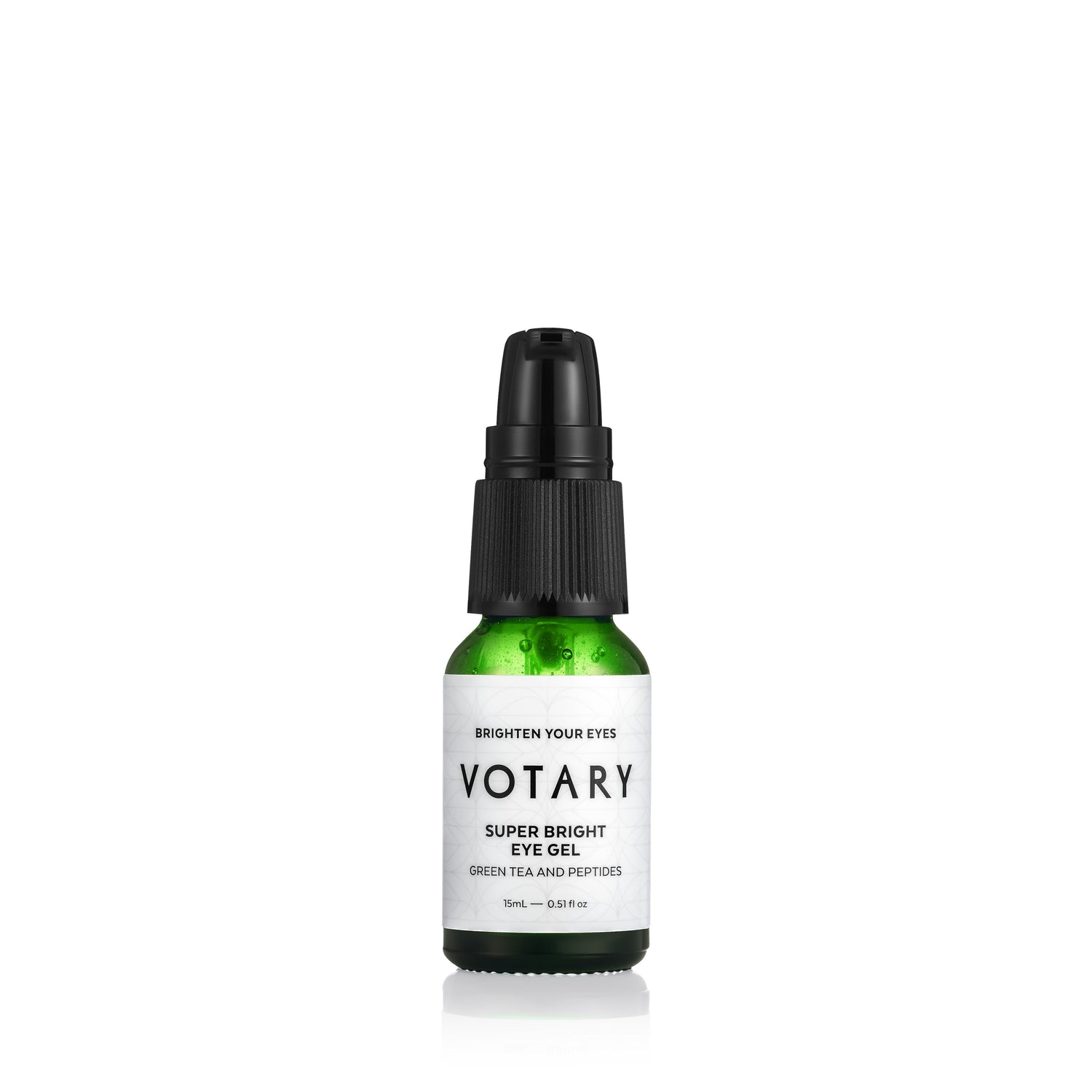 Super Bright Eye Gel, Green Tea and Peptides -15ml