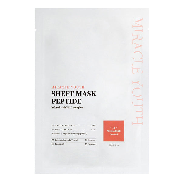 MIRACLE YOUTH SHEET MASK PEPTIDE